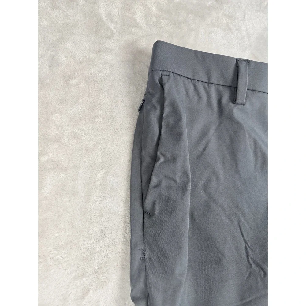Banana Republic Chino Pants Mens 38x34 Gray Performance Stretch Elastic Waist‎